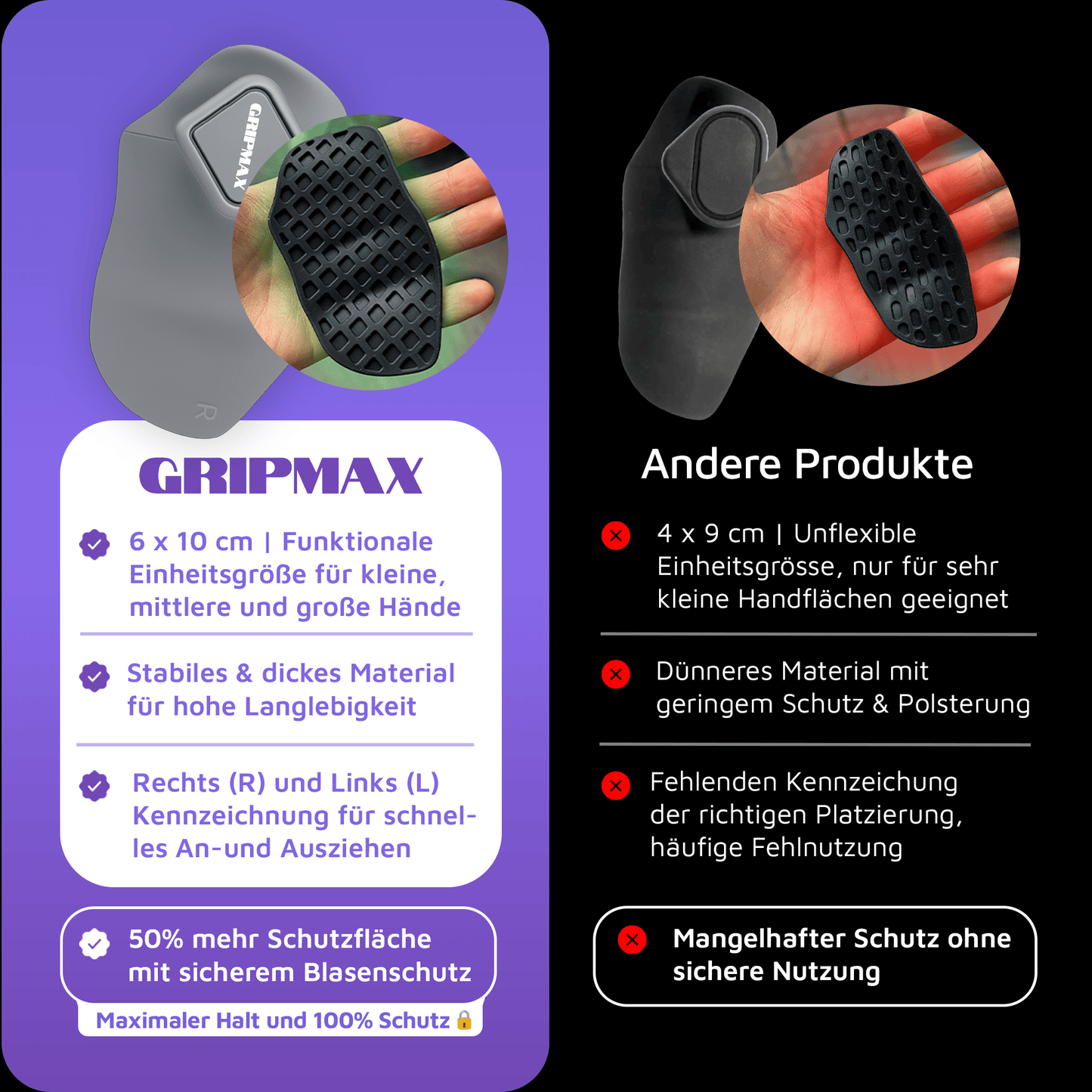 High Performance Fitness Grip Pad